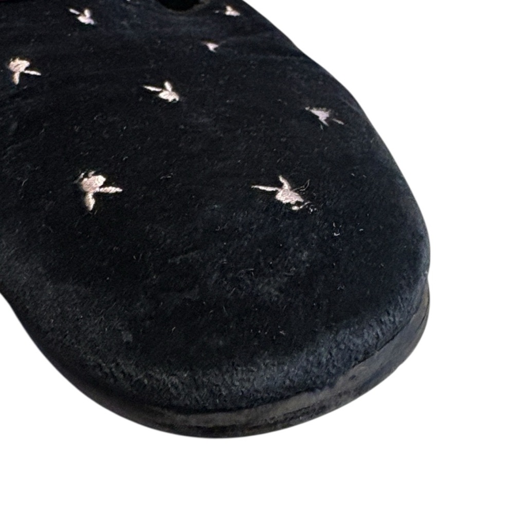 PLAYBOY Duke + Dexter Velvet Mini Rabbit Head Loafers Size 11 Black - Picture 11 of 12